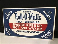 Roll O Matic Advertising Authorized Dealer Sign