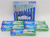 * New Crest Complete Toothpaste & 8 Pack of