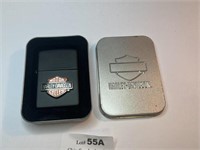 Enamel Harley Davidson Bar Shield Black Zippo