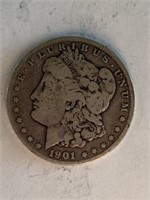 1901     Morgan Silver Dollar