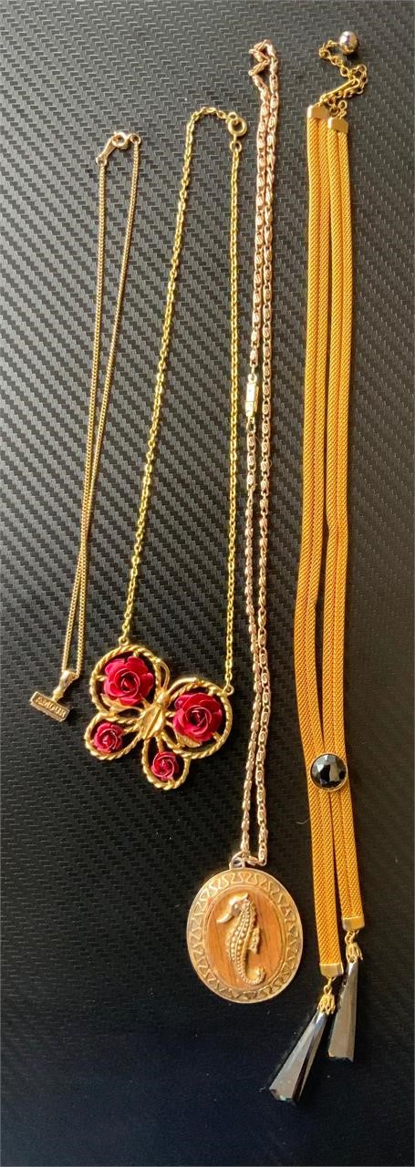 Vintage Costume Jewelry, Necklaces (c)