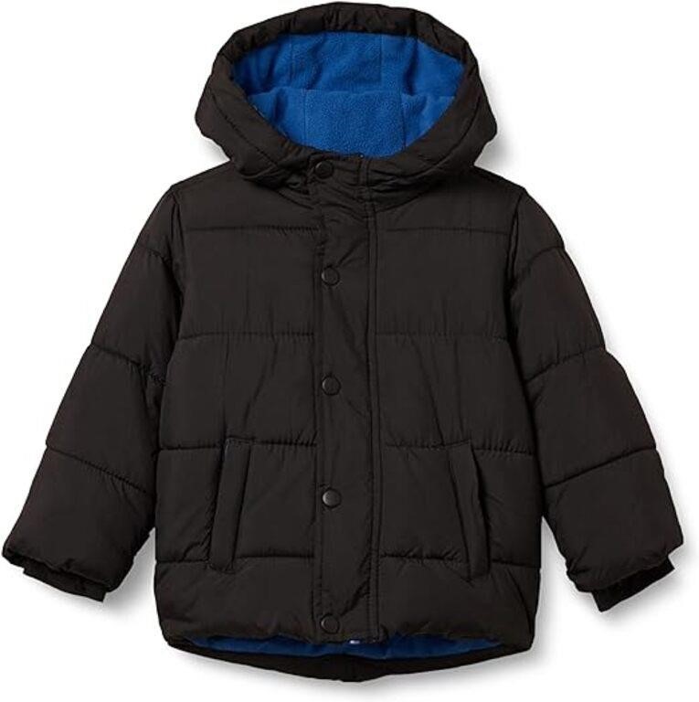 Amazon Essentials Boys' Heavy-Weight Hooded Puffer