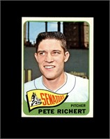 1965 Topps #252 Pete Richert EX to EX-MT+
