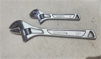 Husky 6" & 10" Crescent Wrench