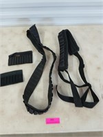 Assorted bullet holders and belts
