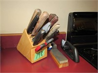 Knife Block With Knives