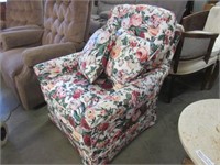 cute floral occasional chair (roses-flowers)