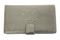 Chanel Black Continental Wallet