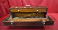 Vintage Mahogany Carpenters Tool Box