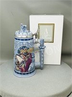 "Knights of the Realm" 9" beer stein - Avon & box