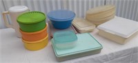 Plastic containers including Tupperware and more