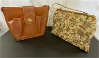 Mid Century "Melbourne" Purse & Leather Purse