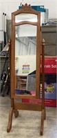 63" Standing  Mirror Jewelry Cabinet