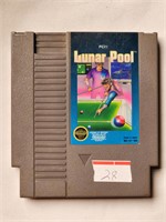 Lunar Pool NES Nintendo Game
