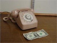 Vintage Tan Rotary Phone - Untested VGC
