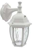1-light White Led Outdoor Wall Lantern Sconce