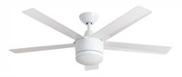 Merwry 52 In. Integrated Led White Ceiling Fan
