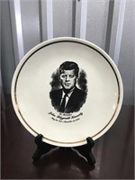 JFK memorial plate