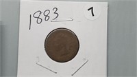 1883 Indian Head Cent rd1007