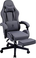 DOWINX SOFT FABRIC RECLINING GAMING CHAIR LS-6658