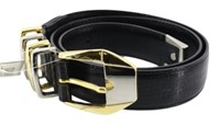 Versace Black Belt