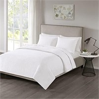 510 DESIGN Otto 3 Piece Coverlet Set White