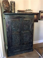 Distressed Wooden Cabinet
