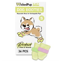 W753 Disposable Pet Booties, 36 Count, Small