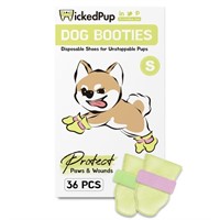 W740  Disposable Pet Booties, 36 Count, Small