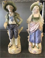 VICTORIAN FIGURINES MARKED OCCUPIED JAPAN