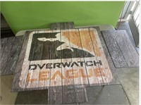 5 piece overwatch league framed canvas - 60x40in