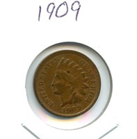 1909 Indian Head Cent with Liberty