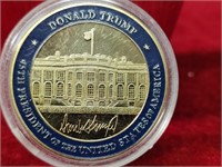 45th President Trump Colorized Coin