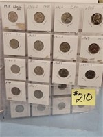 (94) 1938 to 1999 Jefferson Nickels