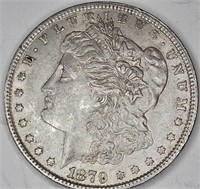 1879 P AU Grade Morgan Dollar