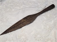 Hand Forged African Spear Head - Belgian Congo