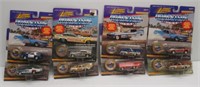 (8) Johnny Lightning 1:64 scale dragsters.
