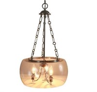 $69 - Middagh 3 Light Glass Pendant