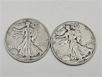 1947 D Silver Walking Liberty Coins - 2