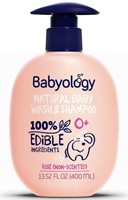 New Babyology All Natural Baby Wash and Shampoo -