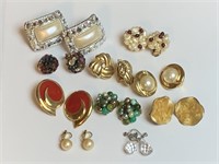 Selection of Vintage Clip/Screw On Earrings