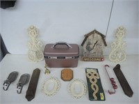 CANDLE HOLDERS,WALL CLOCK & MORE