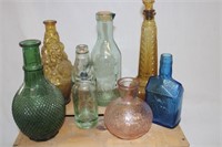 MISCELLANEOUS BOTTLES & CRATE