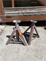 Lot of homemade Jack stands (2)