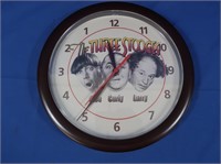 NIB the 3 Stooges Quartz Clock