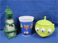 Disney on Ice Flip Top Cup, Toy Story Rex Squeeze