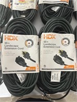 Lot of 2 HDX 55ft Landscape Extension cord - 16