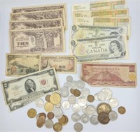 Foreign Currency Tokens $2 Bills And More