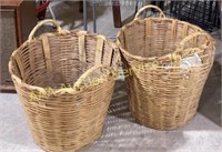 Large Weave Baskets with handles (2) also