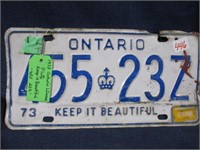 1973 License plate.